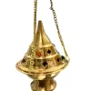 Hanging Brass Burner with Beads